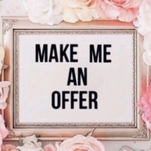 Always open to offers and discount on bundles!